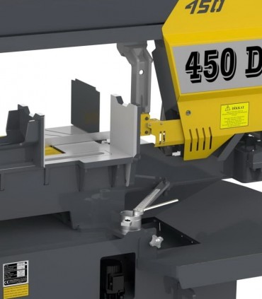 دستگاه اره نواری نیمه اتوماتیک زاویه زن KMY DG 450