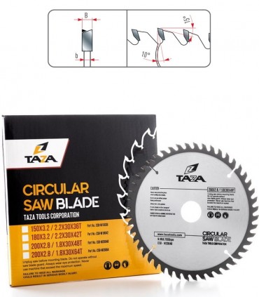 تیغ اره چوب بر TAZA 200×30×Z48