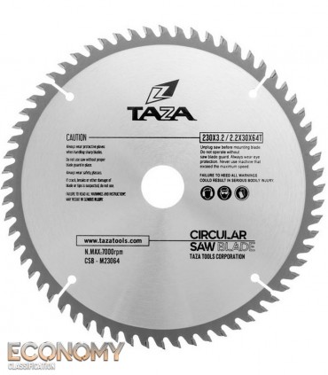 تیغ اره MDF بر TAZA 230×30×Z64