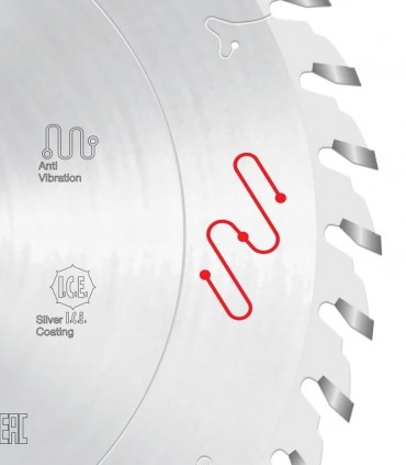 تیغ اره دیسکی الماسه چوب بر بی صدا freud 250×30×3.2-Z40