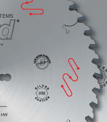 تیغ اره دیسکی الماسه چوب بر بی صدا freud 300×30×3.2-Z72