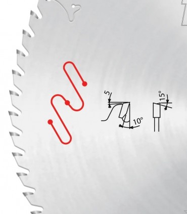 تیغ اره دیسکی الماسه چوب بر freud 350×30×3.5-Z72