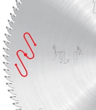 تیغ اره دیسکی الماسه MDF تیز بر بی صدا freud 350×30×3.5-Z108