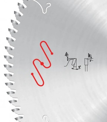 تیغ اره دیسکی الماسه MDF تیز بر بی صدا freud 300×30×3.2-Z96