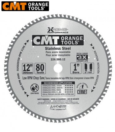 تیغ اره دیسکی الماسه گالوانیزه CMT 305×30×2.2-Z80