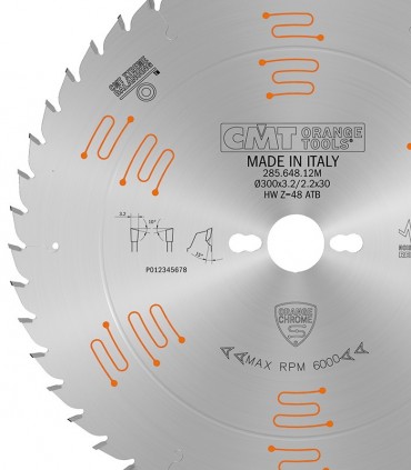 تیغ اره دیسکی الماسه چوب بر CMT 300×30×3.2-Z48