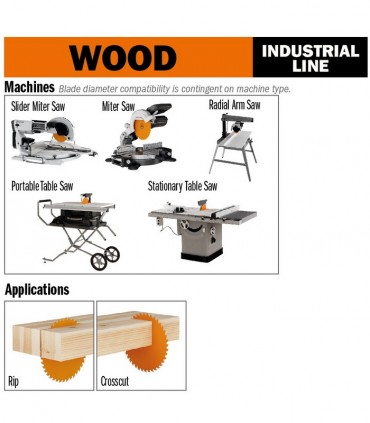 تیغ اره دیسکی الماسه چوب بر CMT 300×30×3.2-Z48