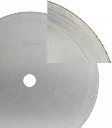 صفحه برش الماسه عقیق و زغال بر قطر 150 ضخامت 0.5 میلیمتر