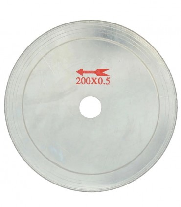 صفحه برش الماسه عقیق بر قطر 200 ضخامت 0.5