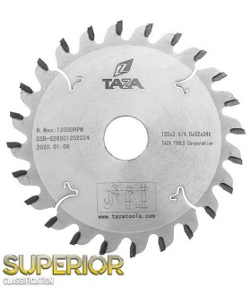تیغ اره دیسکی الماسه خط زن قطر 120 دندانه 24 سوپریور
