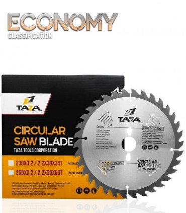 تیغ اره دیسکی چوب بر قطر 230 دندانه 34 تازا