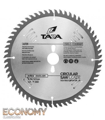 تیغ اره دیسکی چوب بر قطر 250 دندانه 60 تازا