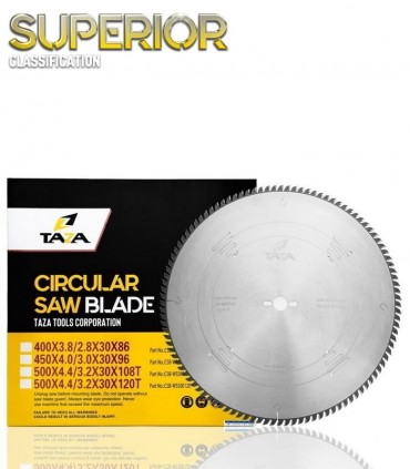 تیغ اره دیسکی چوب بر قطر 500 دندانه 108 سوپریور تازا