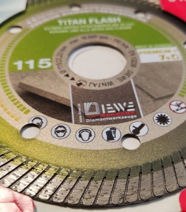 صفحه برش پرسلان قطر 115 دایوی آلمان - Diewe