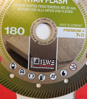 صفحه برش پرسلان قطر 180 دایوی آلمان - Diewe