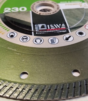 صفحه برش پرسلان قطر 230 دایوی آلمان - Diewe