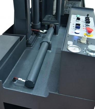 دستگاه اره نواری دوستون نیمه اتوماتیک گیره هیدرولیک تیرکس TBMSY 800 CH