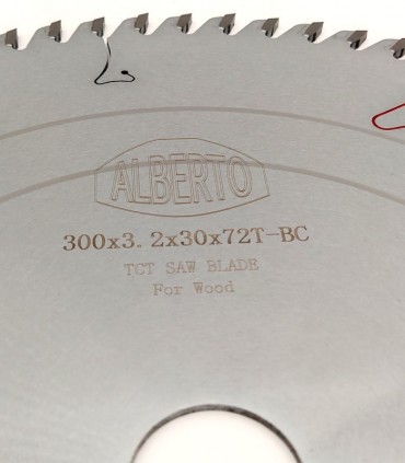 تیغ اره دیسکی چوب بر آلبرتو قطر 300 دندانه 48