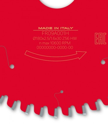 اره دیسکی الماسه آلومینیوم 180x2.5/1.6x30 Z56 فرود  - FR09A001H