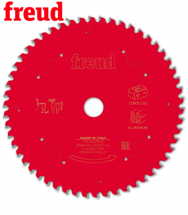 تیغ اره دیسکی الماسه آلومینیوم بر فرود ایتالیا قطر 190 دندانه 54 - FR13A003HC