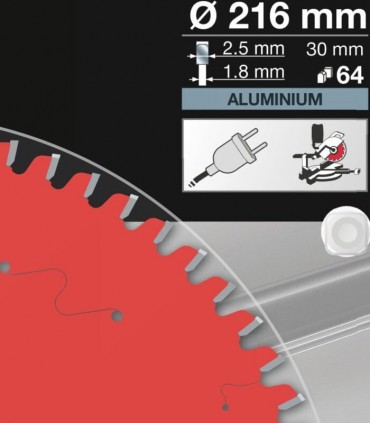 اره دیسکی الماسه آلومینیوم 216x2.5/1.8x30 Z64 فرود  - FR16A001M