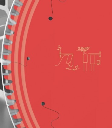 اره دیسکی الماسه آلومینیوم 305x2.4/1.8x30 Z96 فرود - FR29A004MC