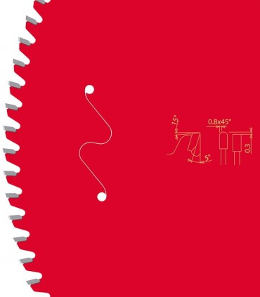 اره دیسکی الماسه آلومینیوم 350x3.0/2.2x30 Z108 فرود - FR32A001M