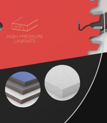 تیغ اره دیسکی برش اچ پی ال HPL فرود ایتالیا قطر 190 دندانه 56