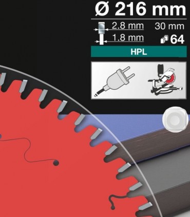 تیغ اره دیسکی برش اچ پی ال و کورین فود قطر 216 - FR16H001M