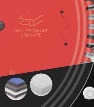 تیغ اره دیسکی الماسه برش اچ پی ال و کورین فرود ایتالیا قطر 254 دندانه 80 - FR24H001M