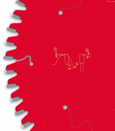 تیغ اره دیسکی الماسه برش ام دی اف قطر 185 دندانه 60 فرود ایتالیا - FR12L001H