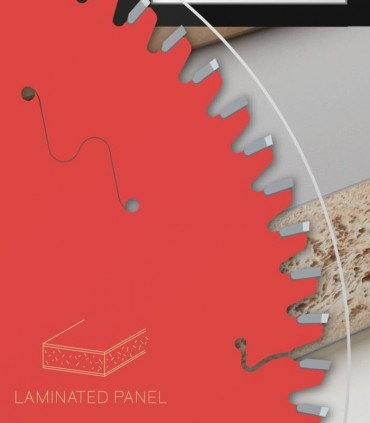 تیغ اره دیسکی الماسه برش ام دی اف قطر 185 دندانه 60 فرود ایتالیا - FR12L001H