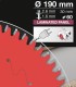 تیغ اره دیسکی الماسه بر ام دی اف قطر 190 دندانه فرود ایتالیا - FR13L002H