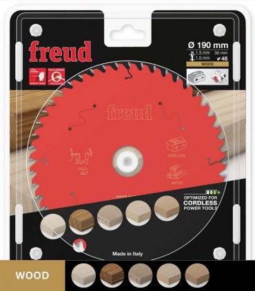 تیغ اره دیسکی الماسه نازک بر قطر 190 دندانه 48 فرود ایتالیا - FR13W012HC