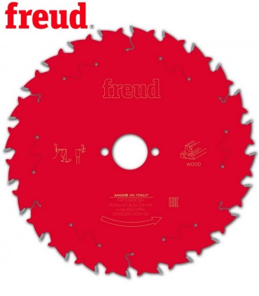 تیغ اره دیسکی الماسه چوب بری قطر 210 دندانه درشت 24 فرود ایتالیا - FR15W003H