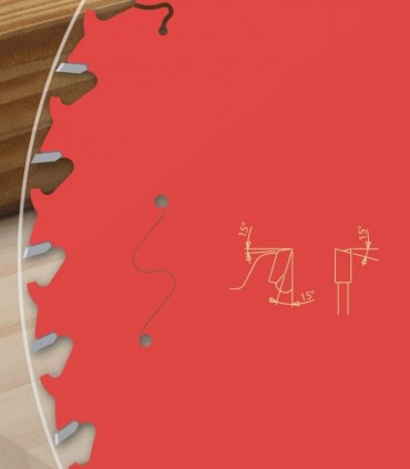 تیغ اره دیسکی الماسه چوب بری قطر 235 دندانه 36 فرود ایتالیا - FR20W004H