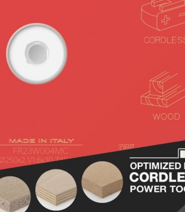 تیغ اره دیسکی الماسه چوب بر 25 سانت دندانه 48 فرود ایتالیا - FR23W004MC