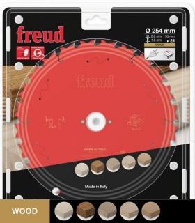 تیغ اره دیسکی الماسه چوب بری قطر 254 دندانه 24 فرود ایتالیا - FR24W001T