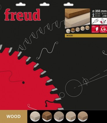 تیغ اره دیسکی الماسه چوب بر قطر 355 دندانه 60 فرود ایتالیا - FR33W001H