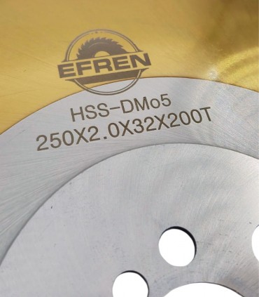 تیغ اره دیسکی آبصابونی آهن بر افرن چین قطر 250 ضخامت 2.0