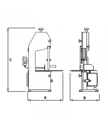 دستگاه اره فلکه ای گوشت بر - عمق برش 420