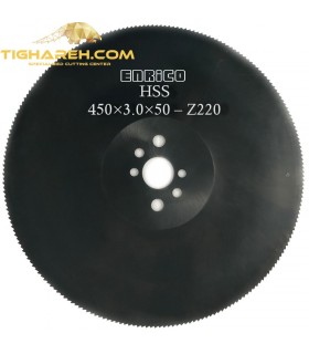 تیغ اره دیسکی HSS  آهن بر ENRICO - 450×3.0×50-Z220