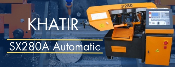 دستگاه اره نواری بازویی فول اتوماتیک خطیر ماشین SX280A